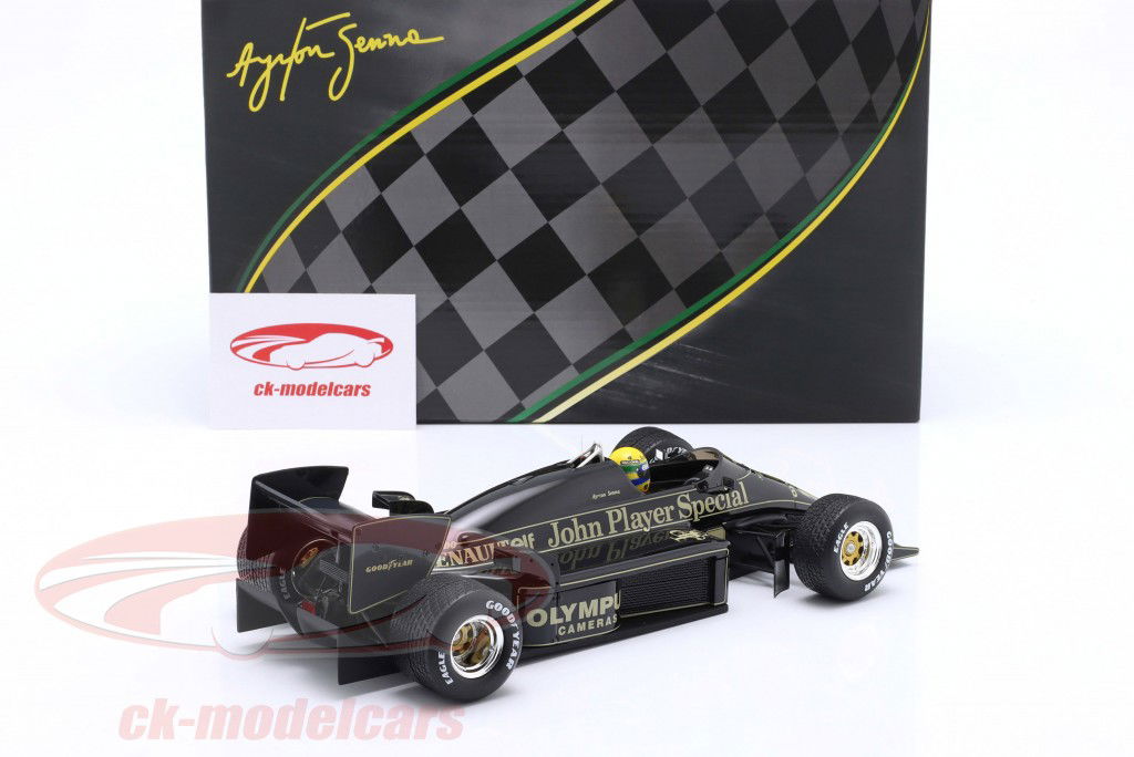 Ayrton Senna Lotus 97T #12 vincitore Portogallo GP formula 1 1985 1:18 Premium X