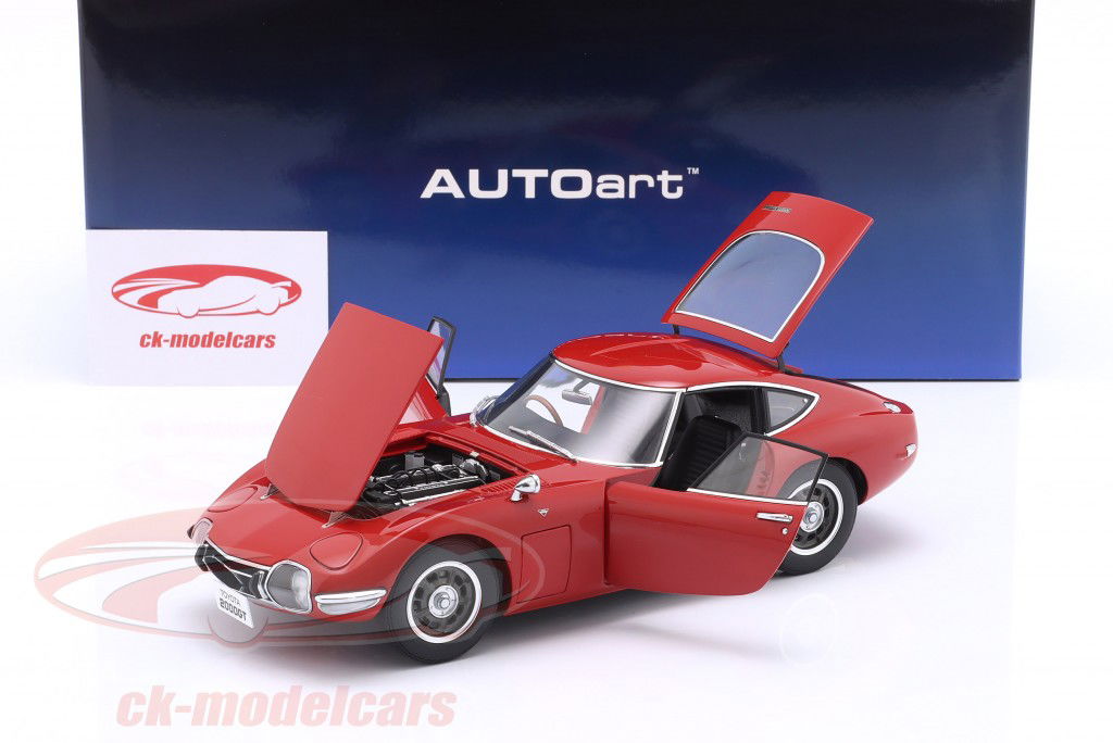 AUTOart 1:18 Toyota 2000GT Year 1967 red 79547 model car