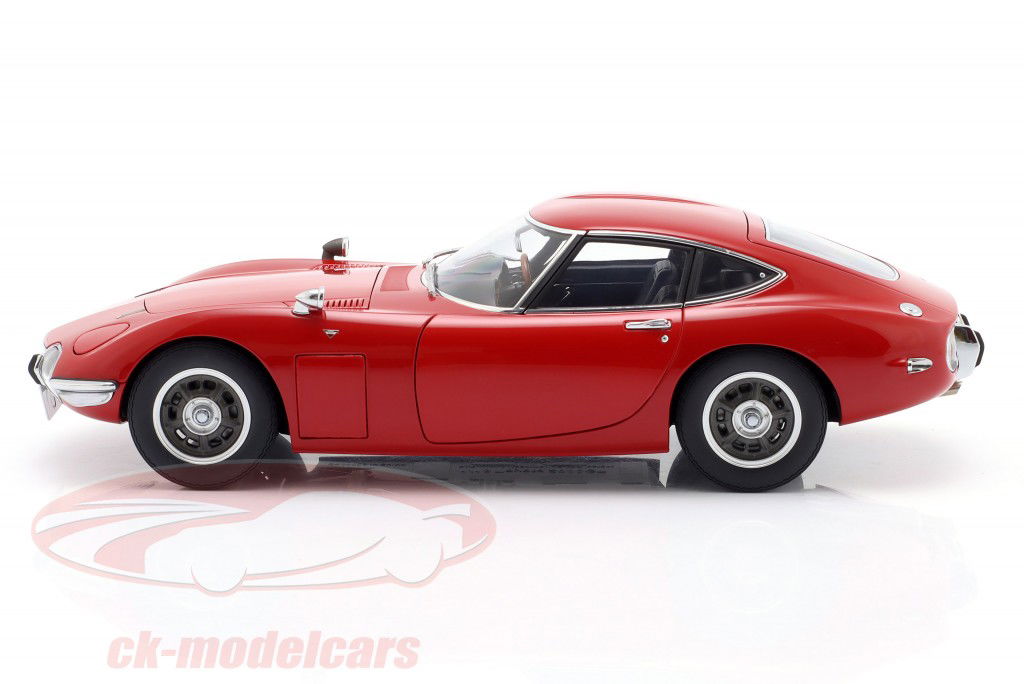 Toyota 2000GT Bouwjaar 1967 rood 1:18 AUTOart