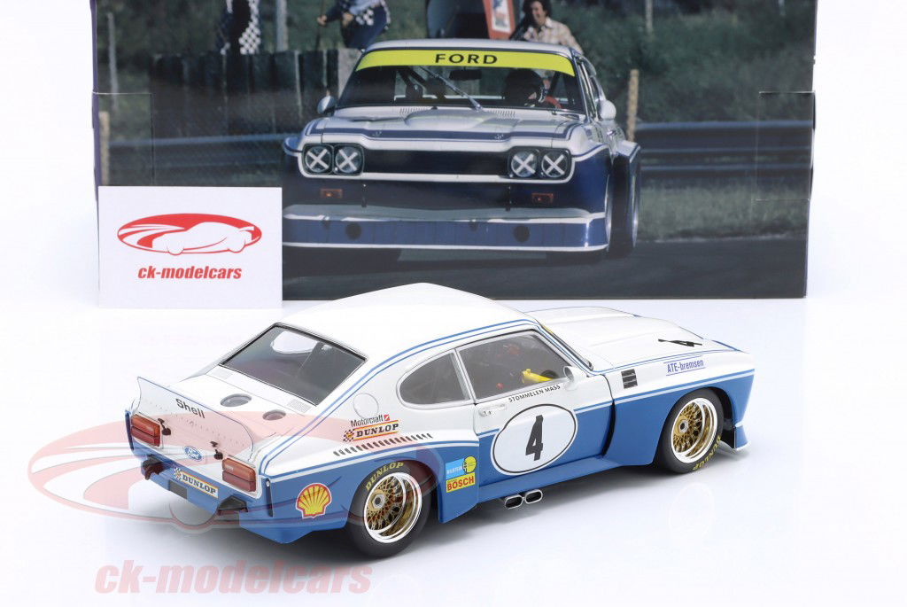 Ford Capri RS 3100 #4 vincitore ETCC Zandvoort 1974 Stommelen, Mass 1:18 WERK83