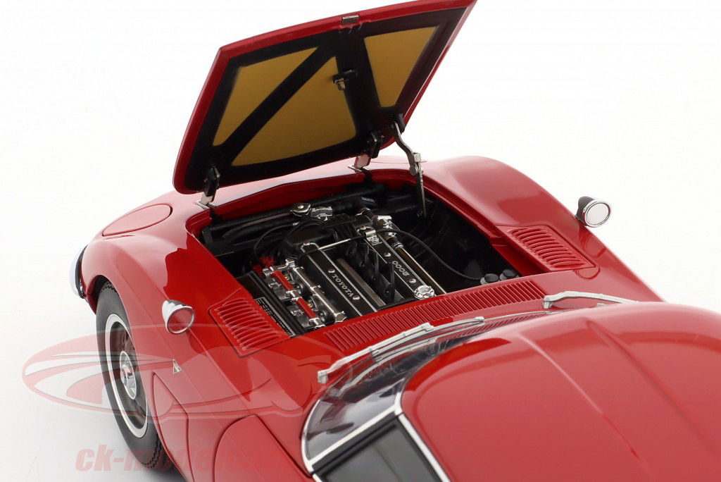 Toyota 2000GT 建設年 1967 赤 1:18 AUTOart