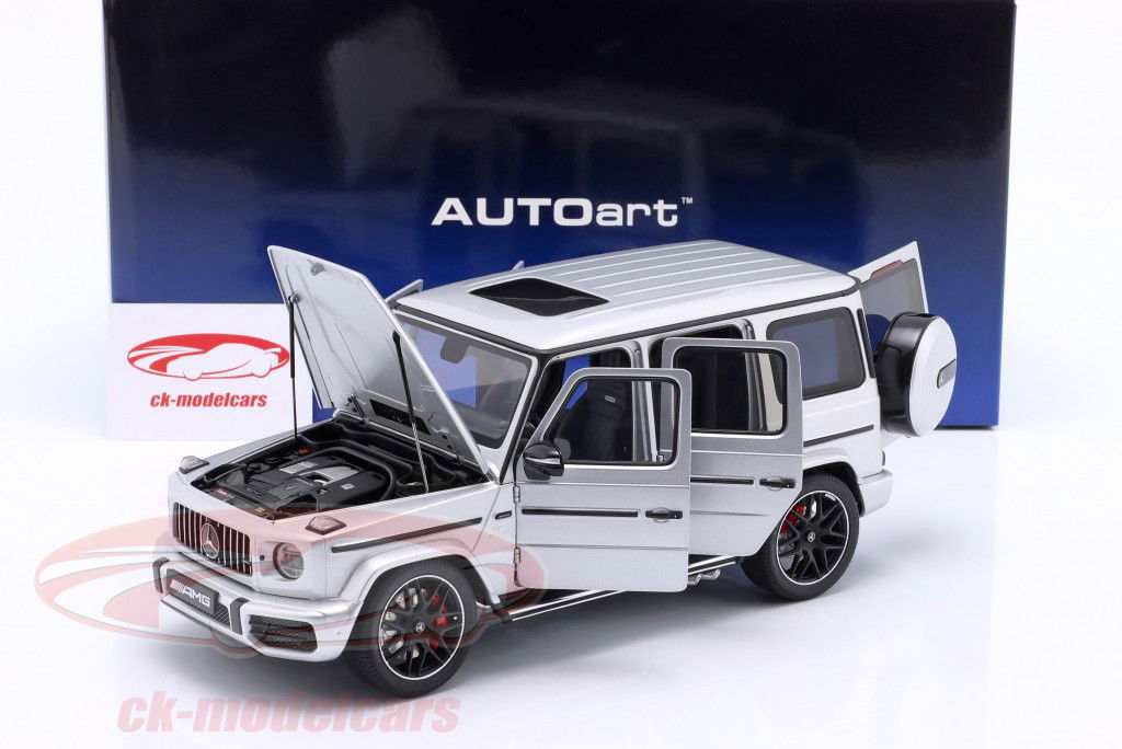 Mercedes-Benz AMG G63 建造年份 2019 iridium 银 金属 1:18 AUTOart