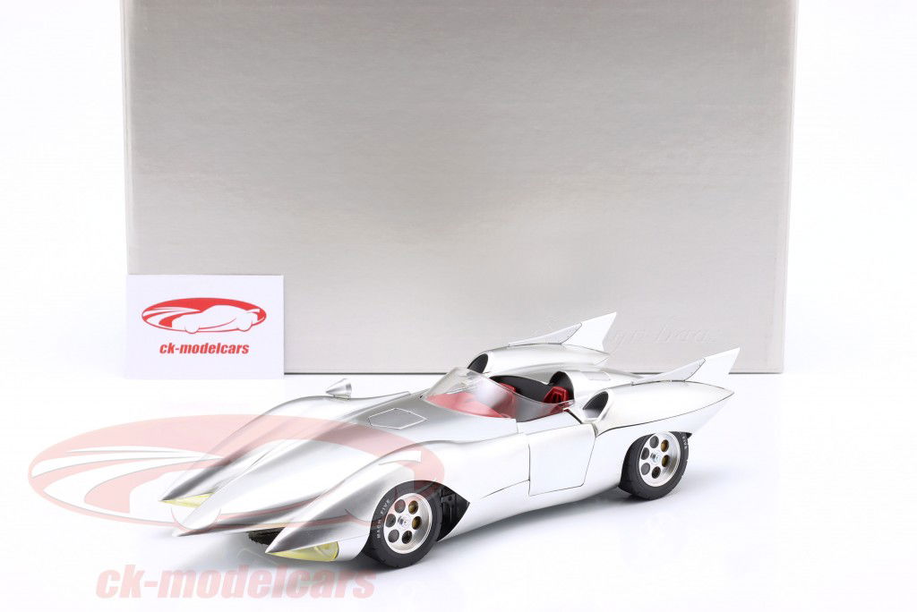 Hamilton Speed Racer Mach 5 plata metálico 1:18 Schwyn Haas