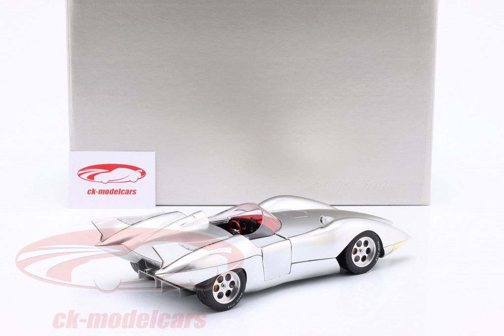 Hamilton Speed Racer Mach 5 silber metallic 1:18 Schwyn Haas