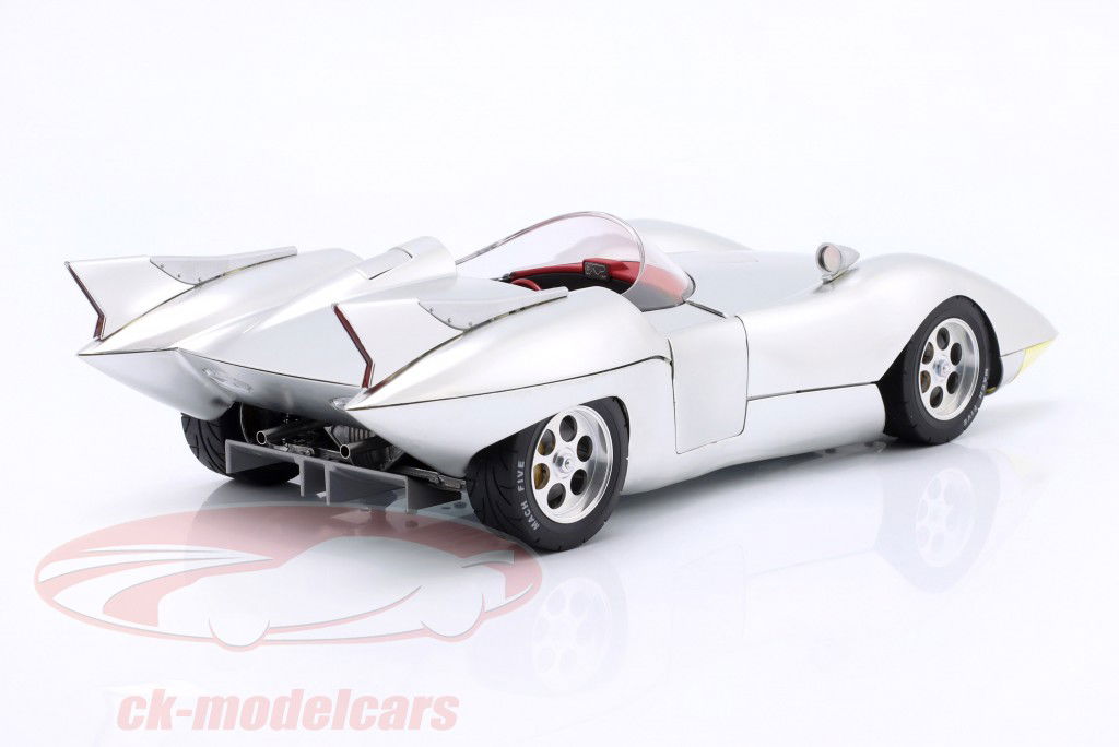 Hamilton Speed Racer Mach 5 plata metálico 1:18 Schwyn Haas