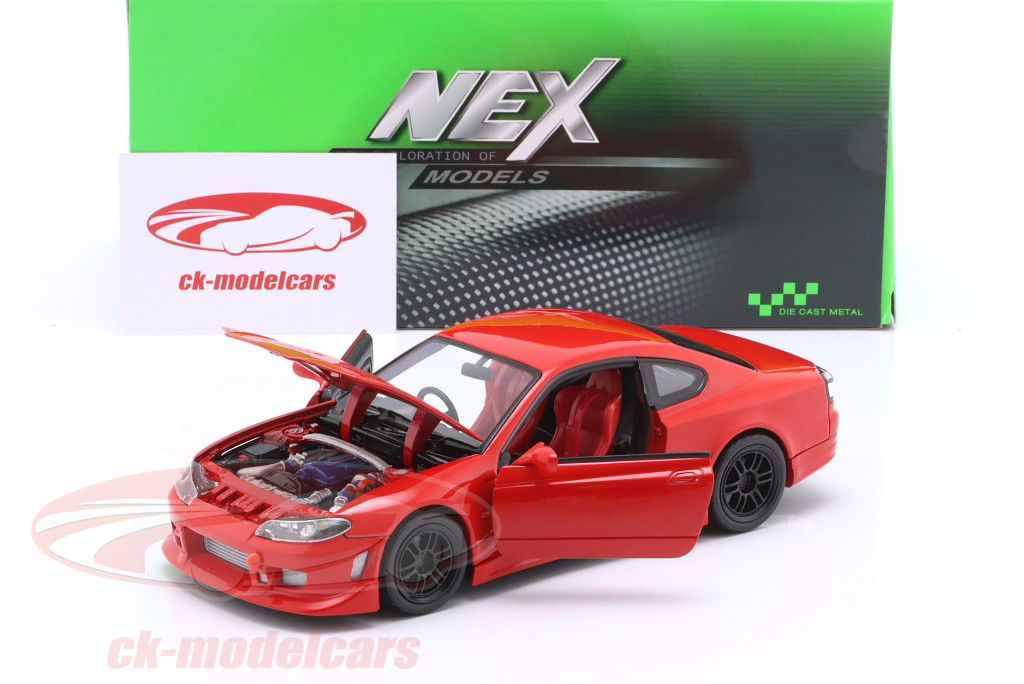 Nissan Silvia (S15) rød 1:24 Welly