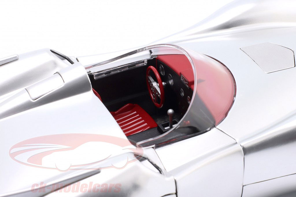 Hamilton Speed Racer Mach 5 plata metálico 1:18 Schwyn Haas