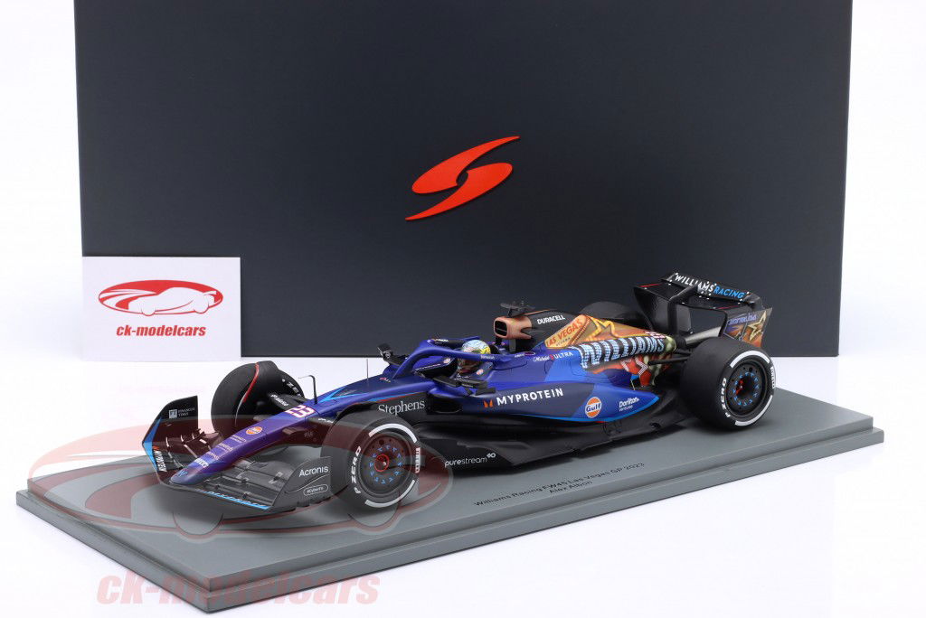 Alexander Albon Williams FW45 #23 Las Vegas GP формула 1 2023 1:18 Spark