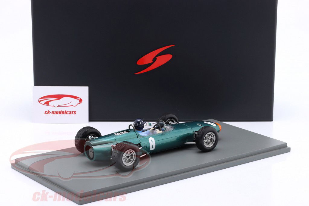 Graham Hill BRM P261 #8 winnaar Monaco GP formule 1 1964 1:18 Spark