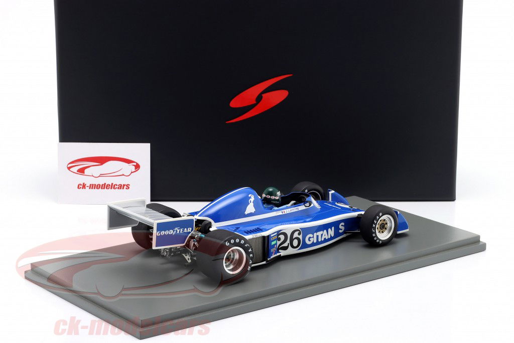 Jacques Laffite Ligier JS5 #26 3rd Belgium GP Formula 1 1976 1:18 Spark