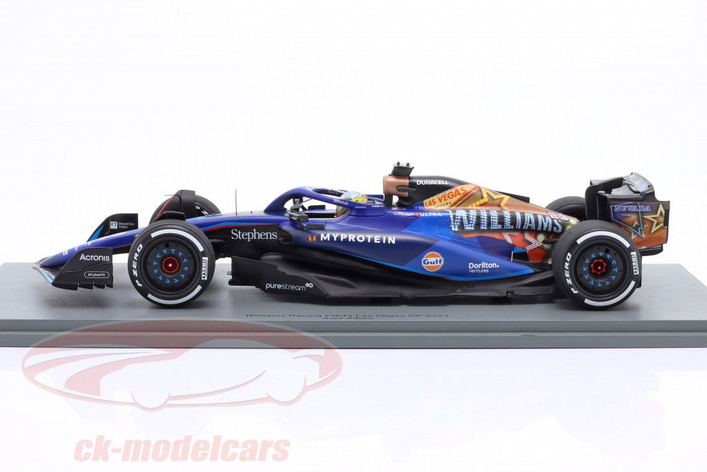 Alexander Albon Williams FW45 #23 Las Vegas GP формула 1 2023 1:18 Spark