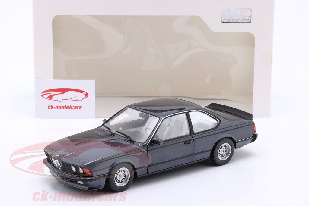 BMW 635 CSI (E24) Année de construction 1984 Macau bleu 1:18 Solido