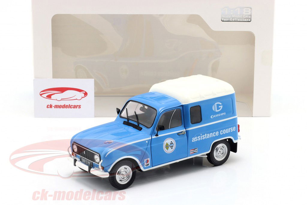 Renault 4LF4 Gordini Service 1976 blau / weiß 1:18 Solido