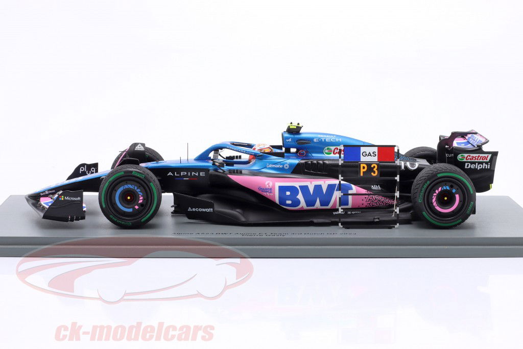 Pierre Gasly Alpine A523 #10 3. Holland GP formel 1 2023 1:18 Spark