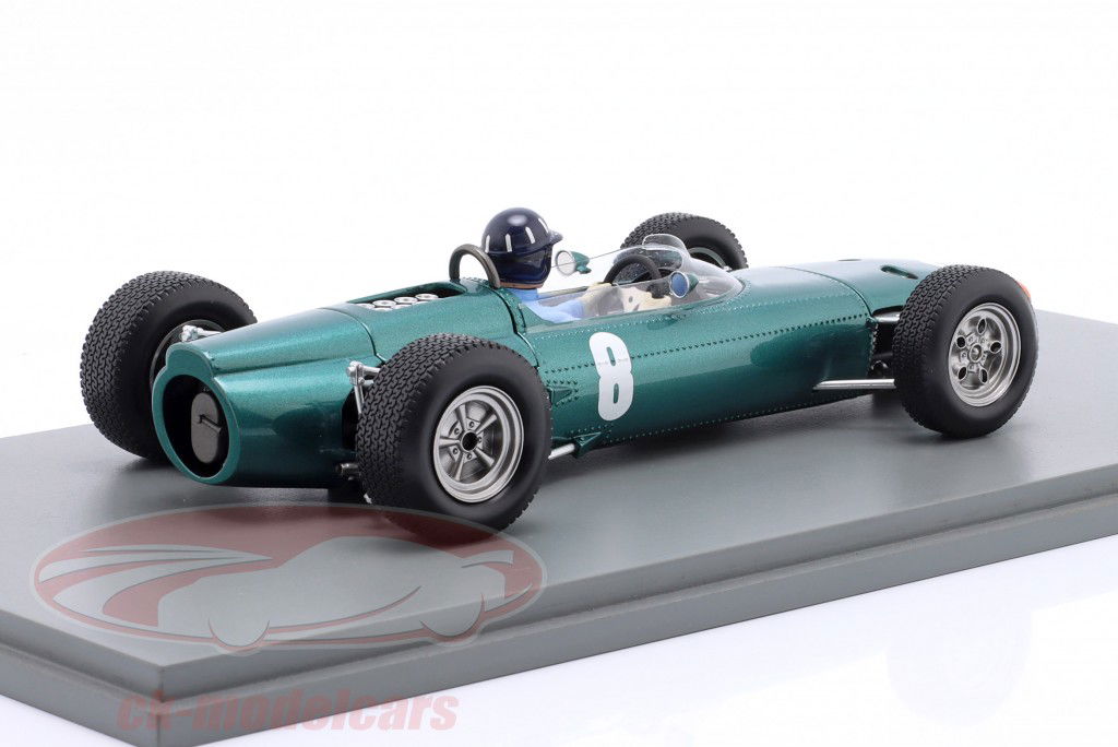 Graham Hill BRM P261 #8 gagnant Monaco GP formule 1 1964 1:18 Spark