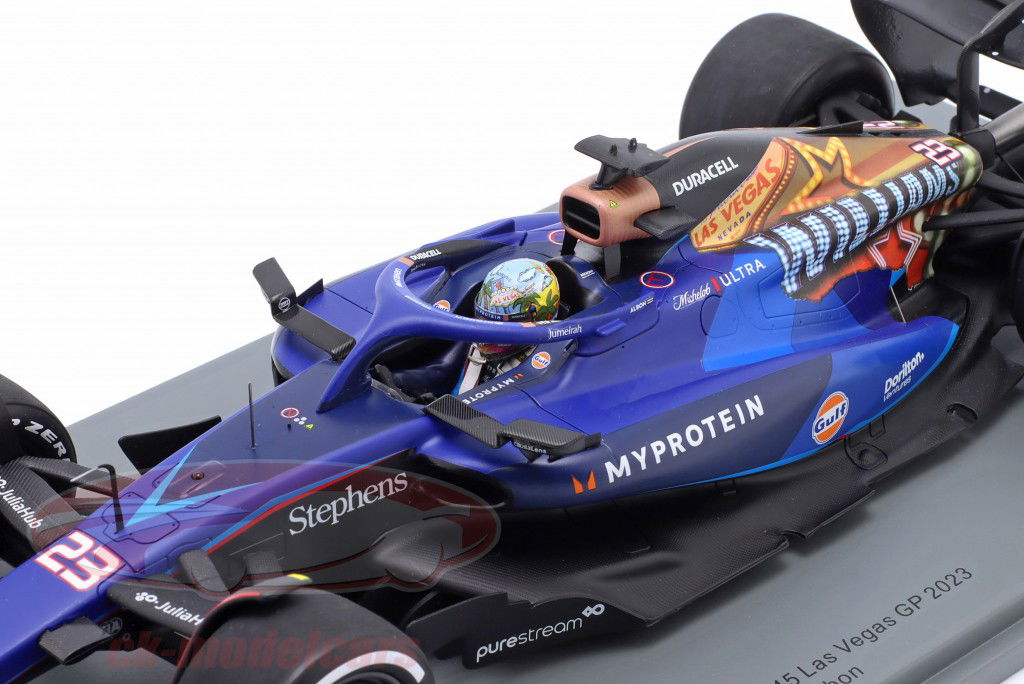 Alexander Albon Williams FW45 #23 Las Vegas GP формула 1 2023 1:18 Spark