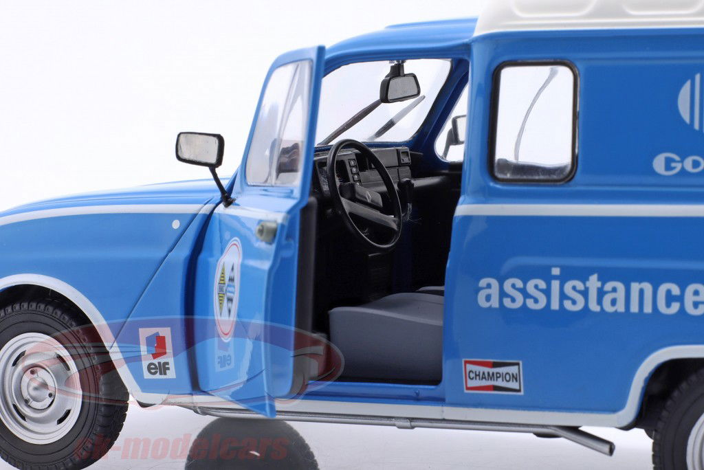 Renault 4LF4 Gordini Service 1976 bleu / blanc 1:18 Solido
