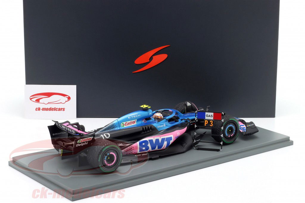 Pierre Gasly Alpine A523 #10 3. Holland GP formel 1 2023 1:18 Spark
