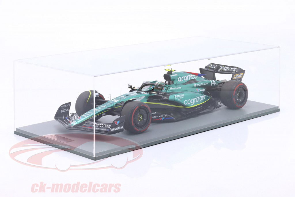 Fernando Alonso Aston Martin AMR23 #14 7th British GP Formula 1 2023 1:12 Spark