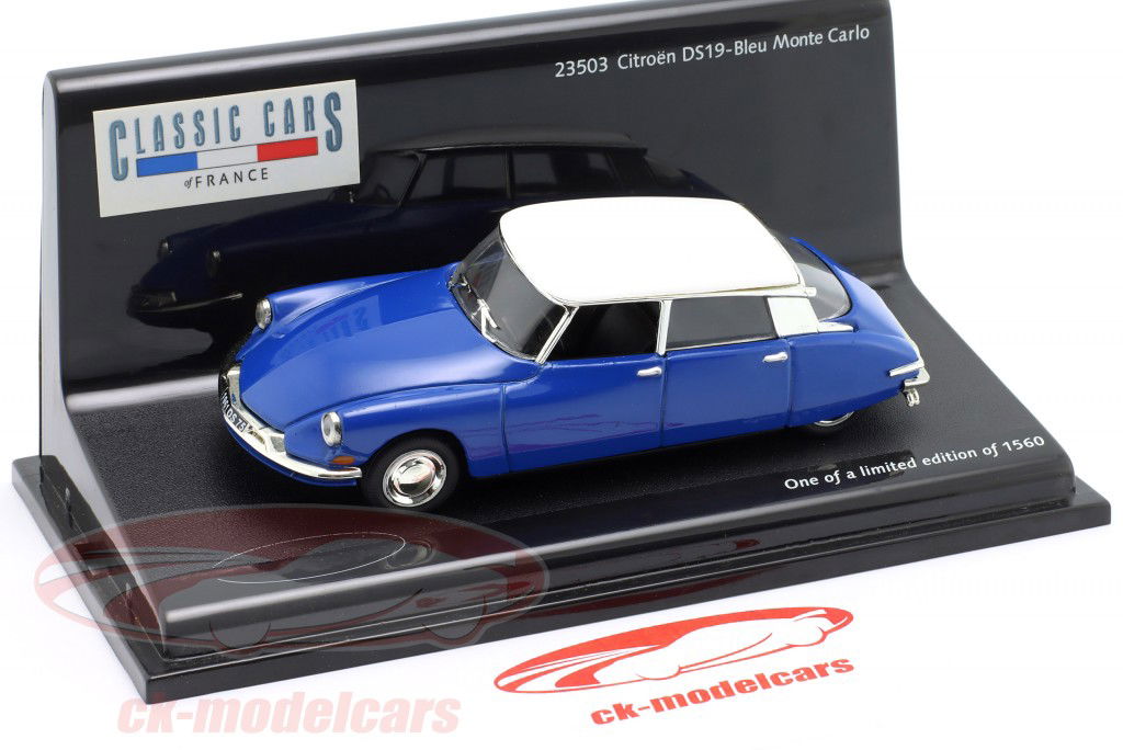 2a scelta: Citroën DS19 Monte Carlo blu 1:43 Vitesse