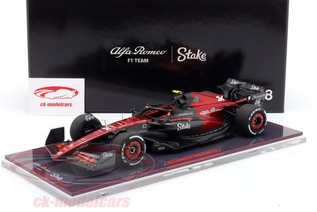 Zhou Guanyu Alfa Romeo C43 #24 Hollandsk GP formel 1 2023 1:18 NZG