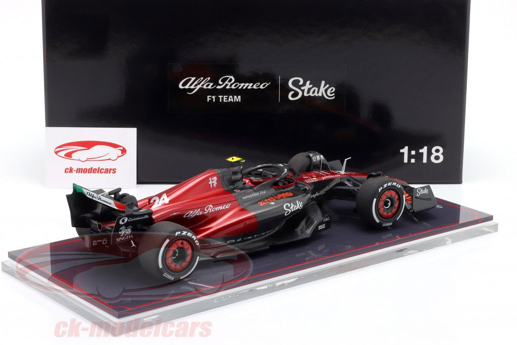 Zhou Guanyu Alfa Romeo C43 #24 Hollandsk GP formel 1 2023 1:18 NZG
