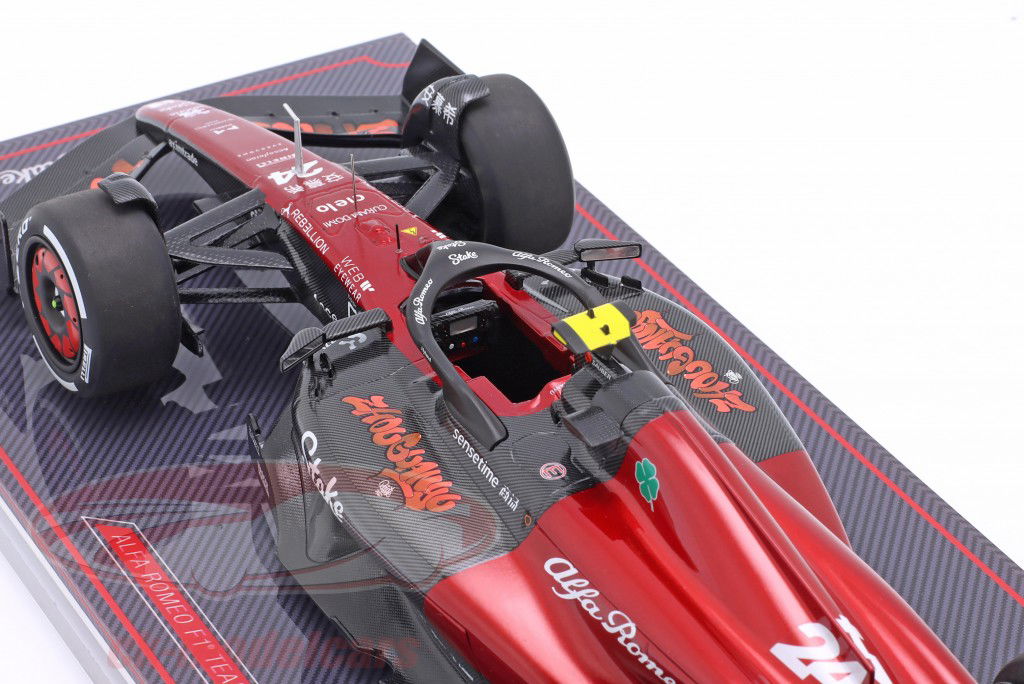 Zhou Guanyu Alfa Romeo C43 #24 Hollandsk GP formel 1 2023 1:18 NZG