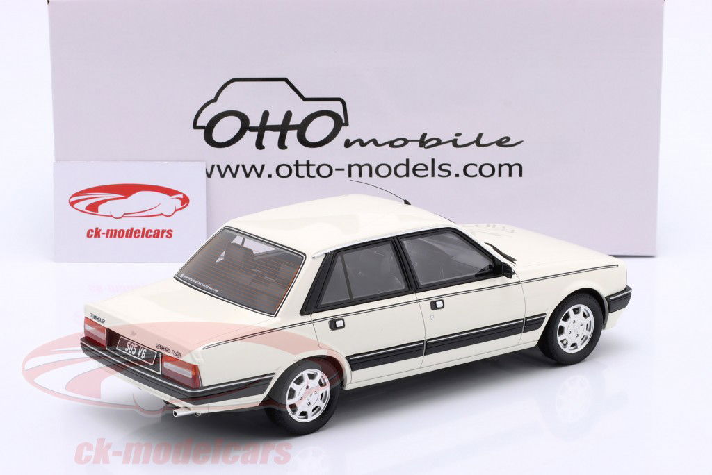 Ottomobile 1:18 Peugeot 505 V6 year 1989 white OT1297 model