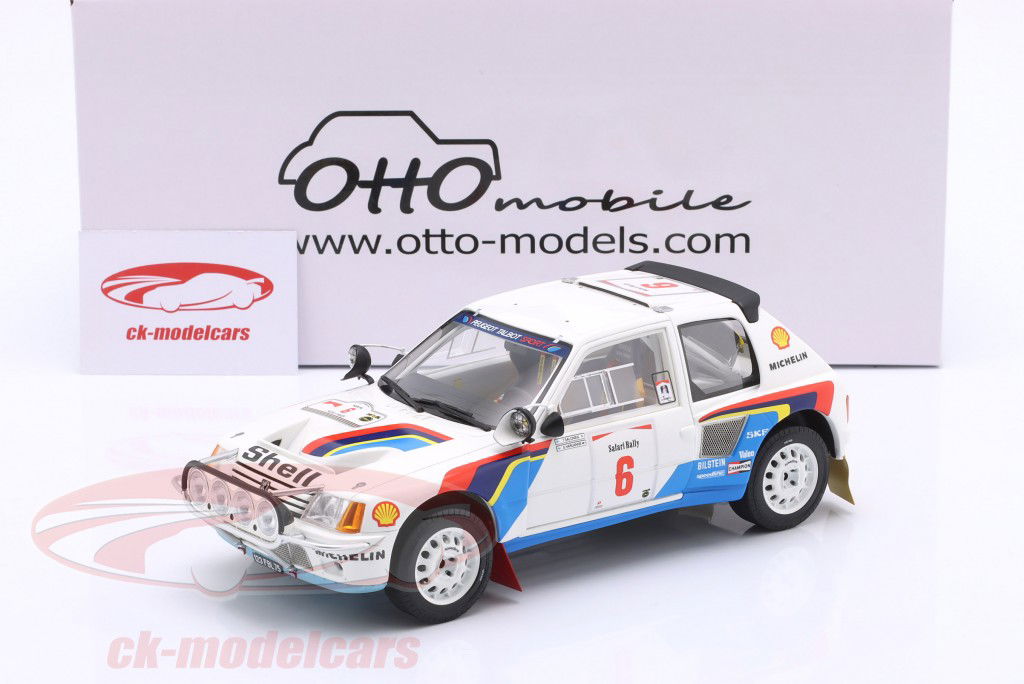 Peugeot 205 T16 #6 7e Safari Rallye 1985 Salonen, Harjanne 1:18 OttOmobile