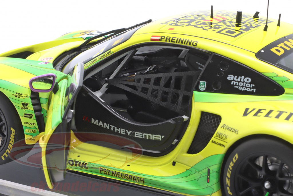 保时捷 911 GT3 R #91 获胜者 Hockenheim DTM 冠军 2023 Preining 1:18 Minichamps