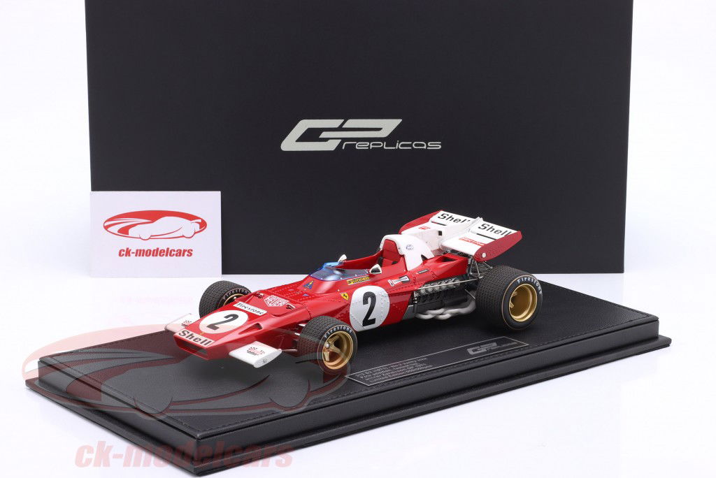 Jacky Ickx Ferrari 312B #2 winnaar Nederlands GP formule 1 1971 1:18 GP Replicas