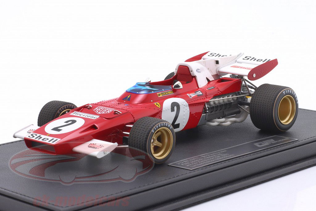 Jacky Ickx Ferrari 312B #2 winnaar Nederlands GP formule 1 1971 1:18 GP Replicas