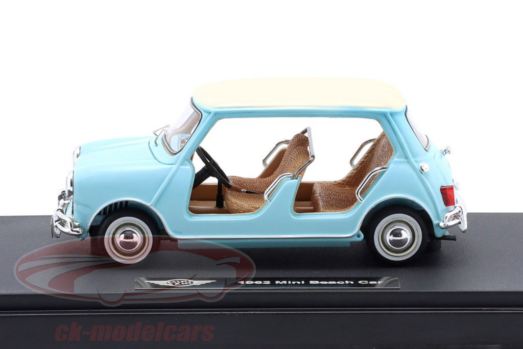 Mini Beach Car 建造年份 1962 绿松石 / 白色的 1:43 Matrix
