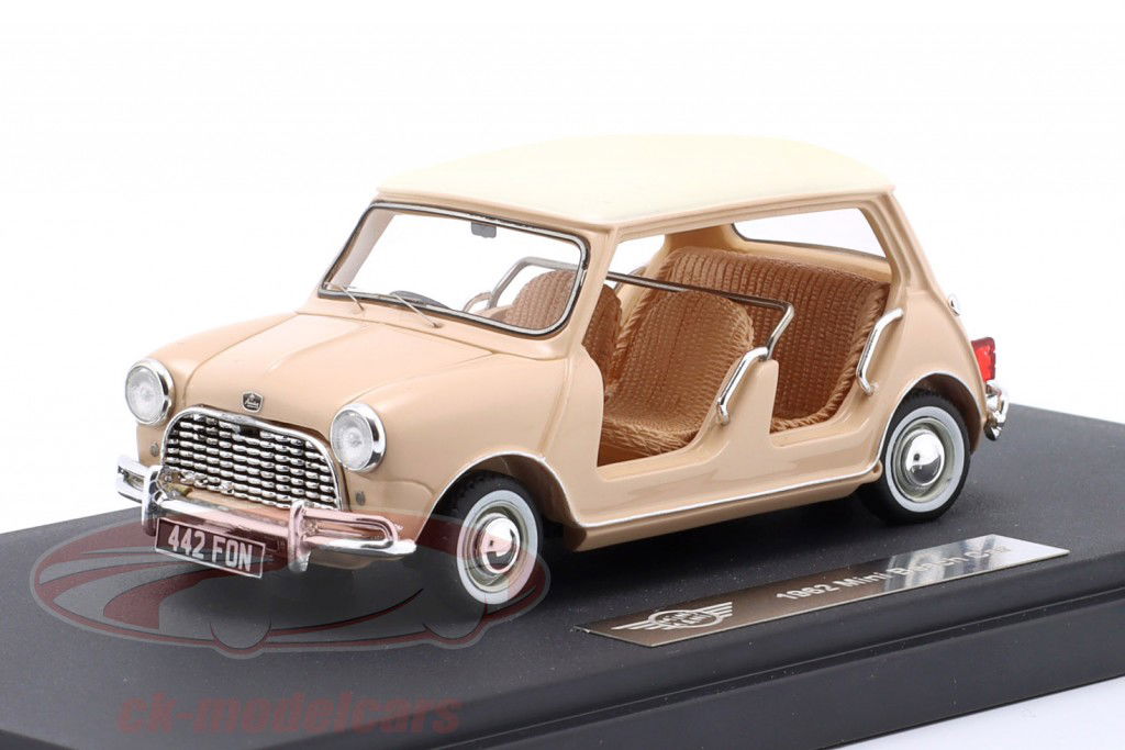 Mini Beach Car Année de construction 1962 beige / blanc 1:43 Matrix