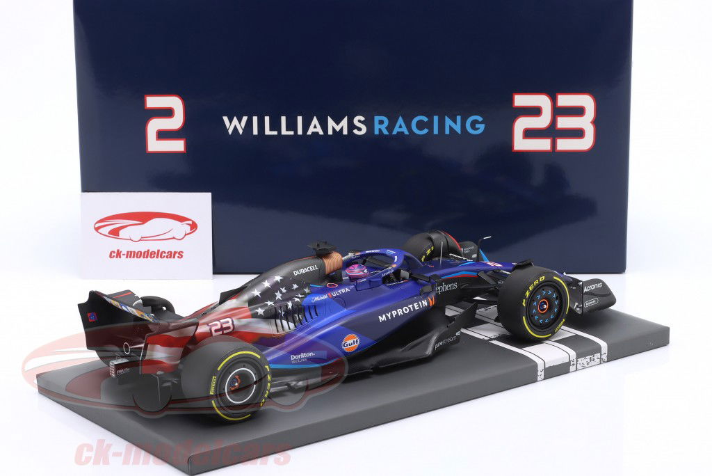 Alex Albon Williams FW45 #23 9° U.S.A. GP formula 1 2023 1:18 Minichamps