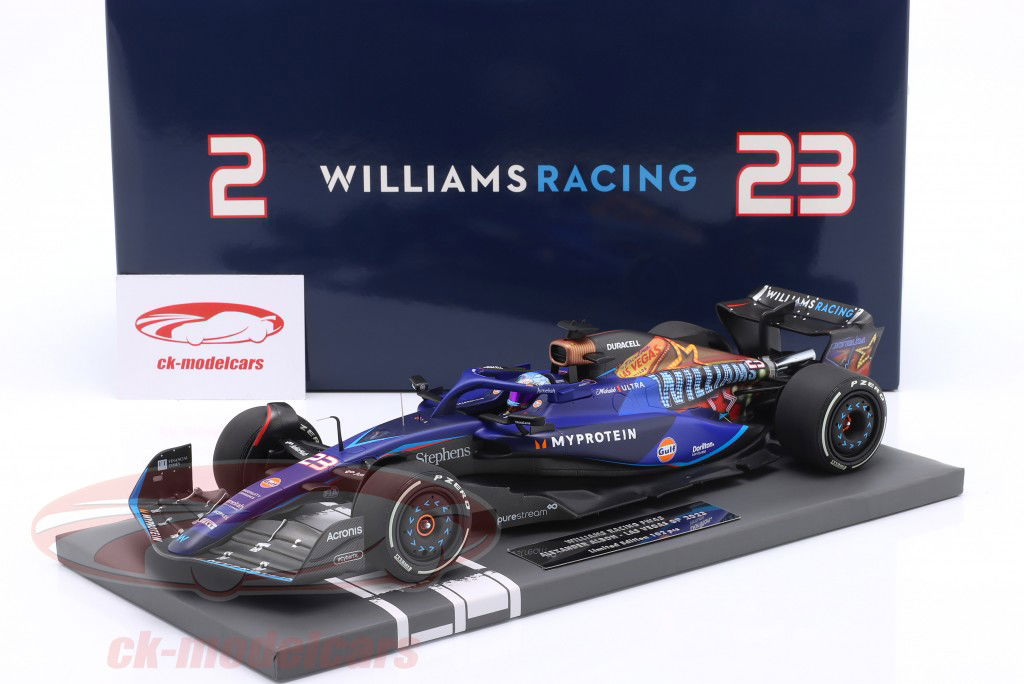 特価 MINICHAMPS (1/18) ウィリアムス FW23 Minichamps 1:18 Alex Albon Williams FW45 #23 Las Vegas GP