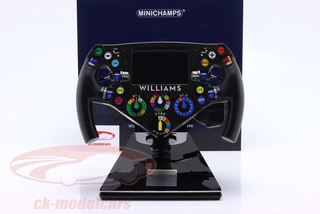 Alex Albon Williams FW46 #23 公式 1 2024 方向盘 1:1 Minichamps