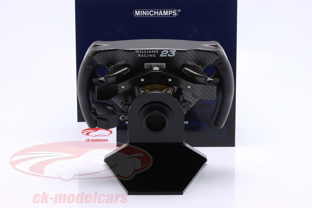 Alex Albon Williams FW46 #23 公式 1 2024 方向盘 1:1 Minichamps
