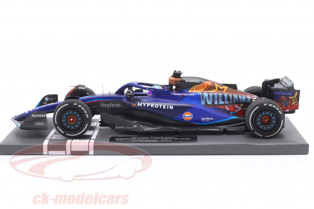Alex Albon Williams FW45 #23 Las Vegas GP fórmula 1 2023 1:18 Minichamps