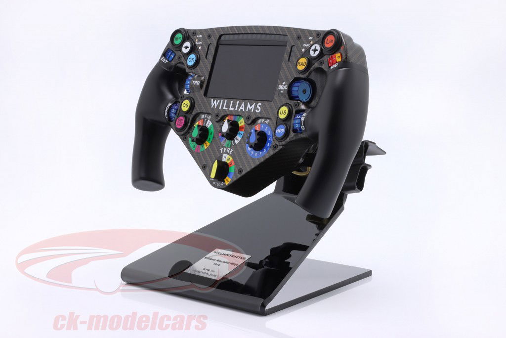 Alex Albon Williams FW46 #23 公式 1 2024 方向盘 1:1 Minichamps