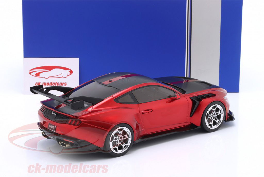Ford Mustang GTD 建設年 2025 赤 / 黒 1:18 Ixo