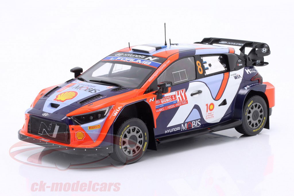 Hyundai i20 N Rally1 Hybrid #8 3rd Rallye Chile 2024 Tänak, Järveoja 1:18 Ixo