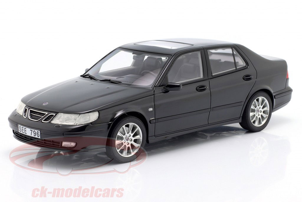 Saab 9-5 Turbo Aero Anno di costruzione 1998 nero 1:18 Cult Scale