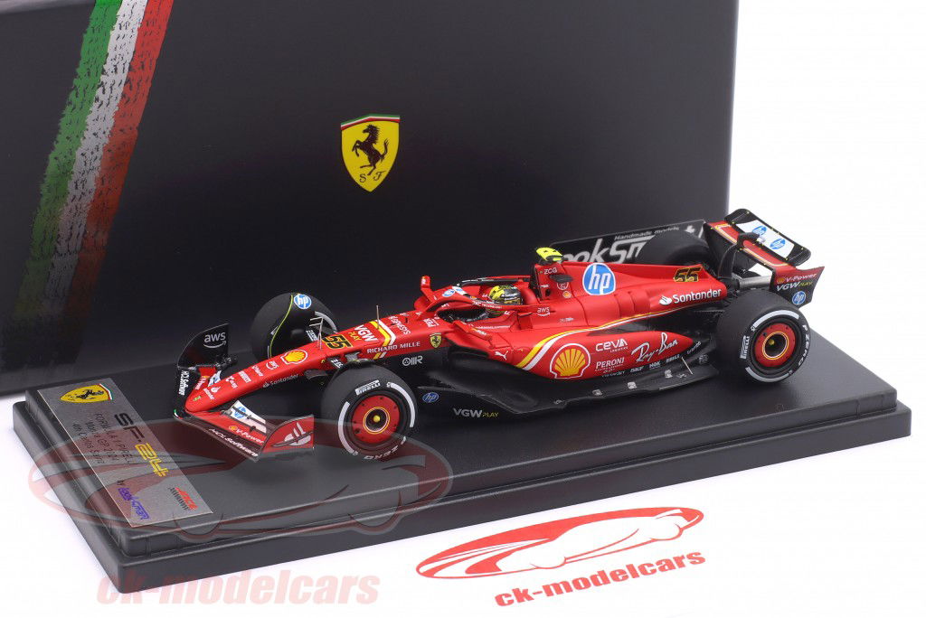 Carlos Sainz Ferrari SF-24 #55 4ème italien GP formule 1 2024 1:43 LookSmart