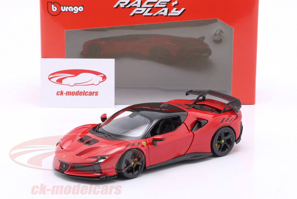 Ferrari SF90 XX Stradale Baujahr 2024 rot 1:24 Bburago