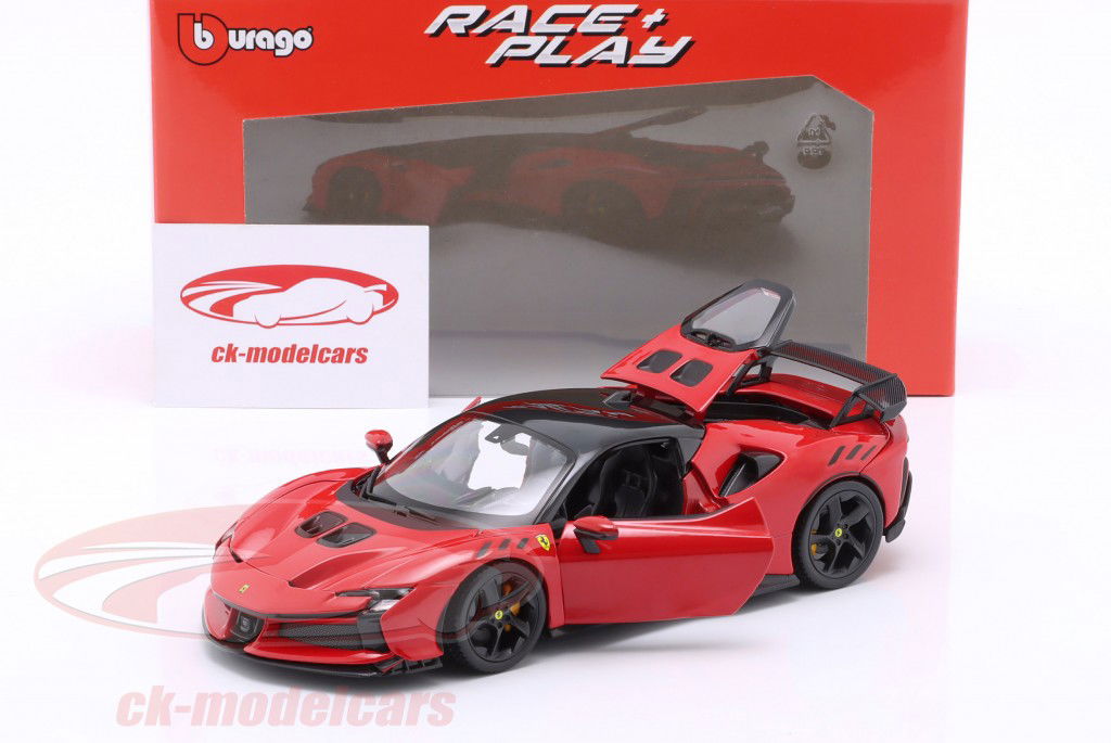 Ferrari SF90 XX Stradale Baujahr 2024 rot 1:24 Bburago