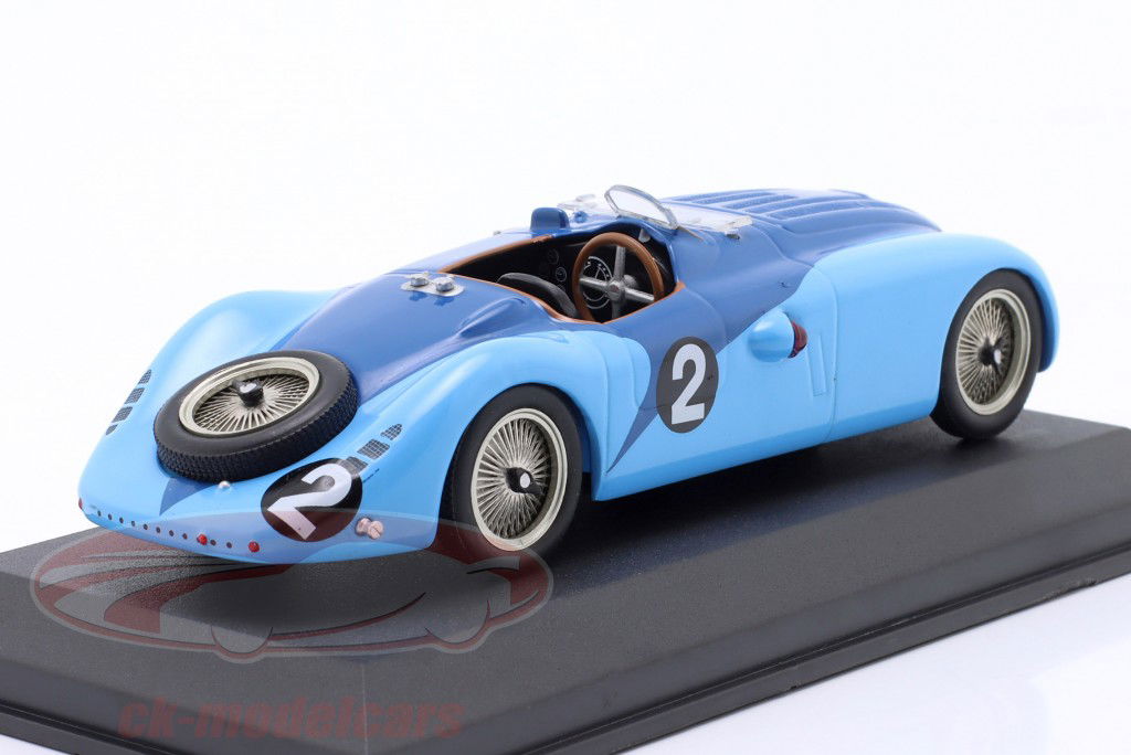 Bugatti 57G #2 vinder 24h LeMans 1937 Wimille, Benoist 1:43 Altaya