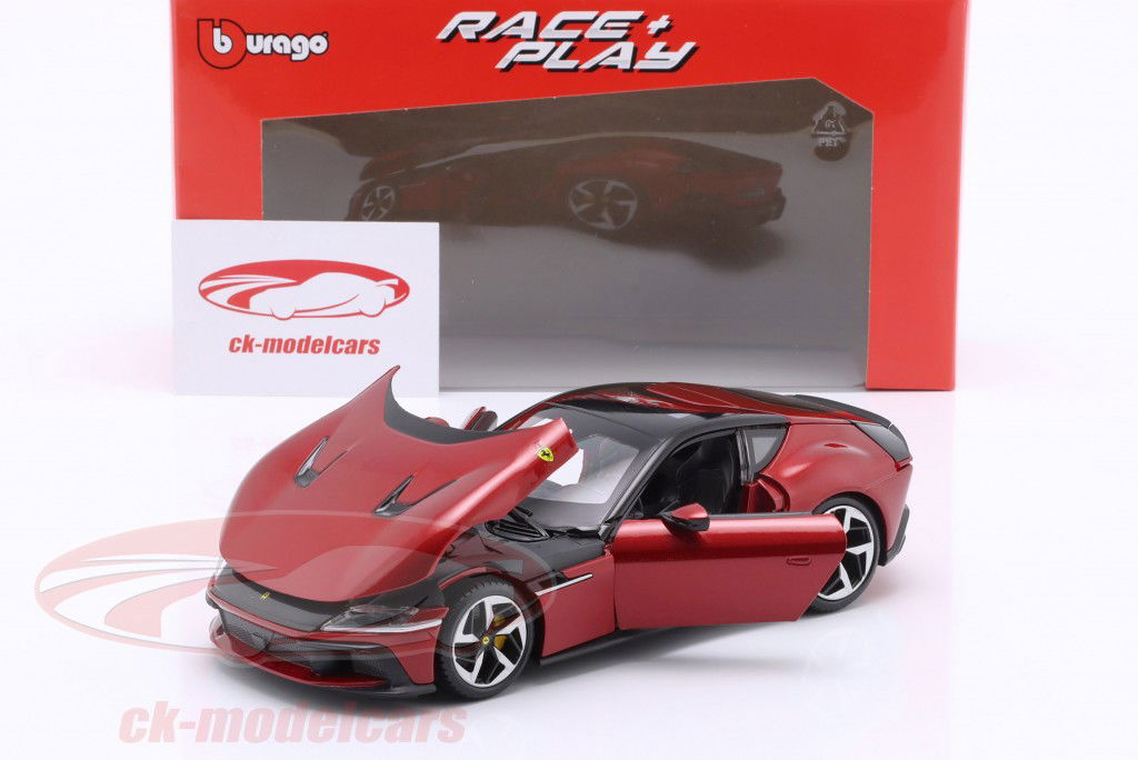 Ferrari 12Cilindri year 2024 dark red metallic 1:24 Bburago