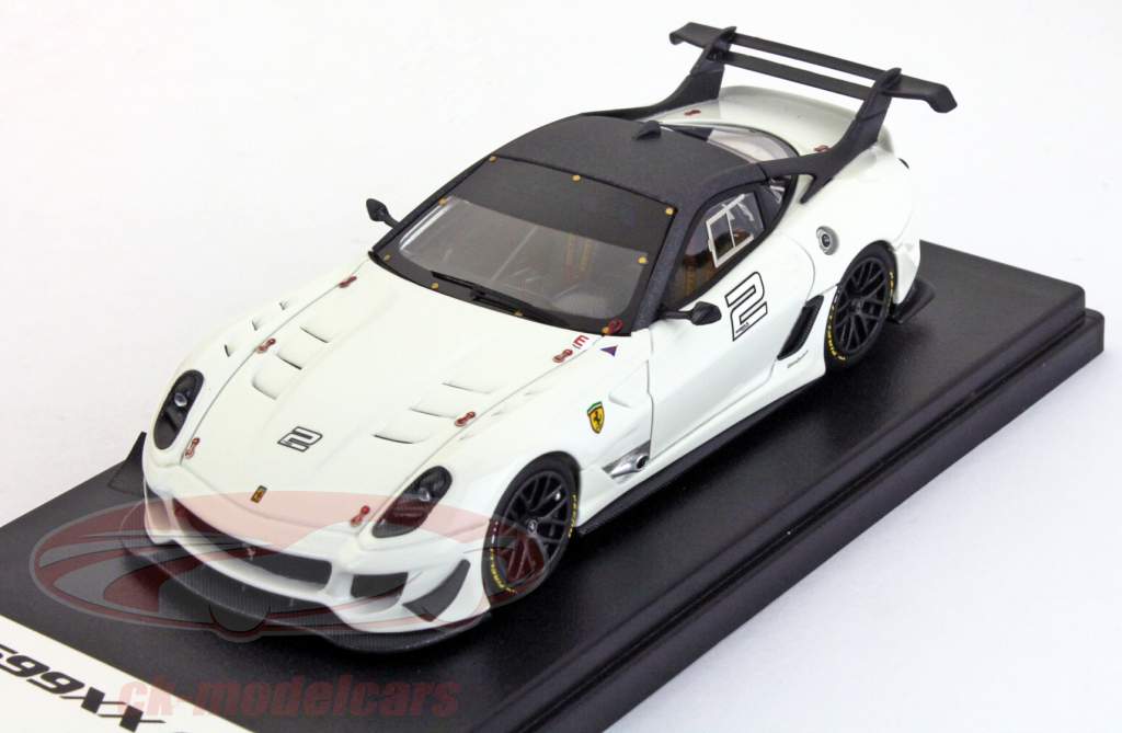 フェラーリ599XXエボ＃2ホワイト - グレー1時43 LookSmart社