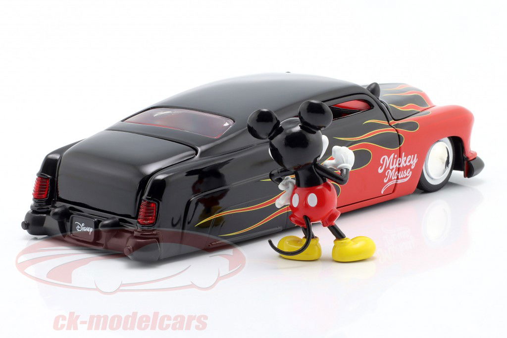 Mercury Coupe Ano de construção 1951 Mickey Mouse com figura 1:24 Jada Toys